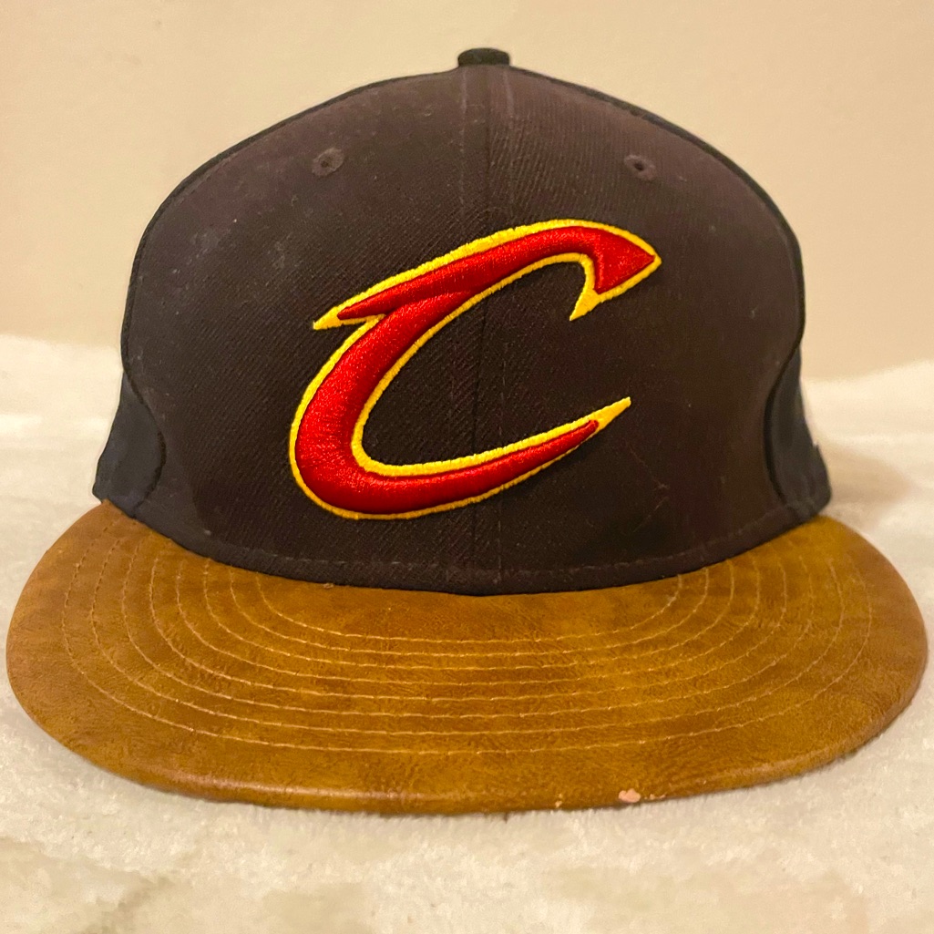 Nwt Newera 9fifty Nba Cavaliers Butter Custom Leather Bill Snapback Hat Osfa